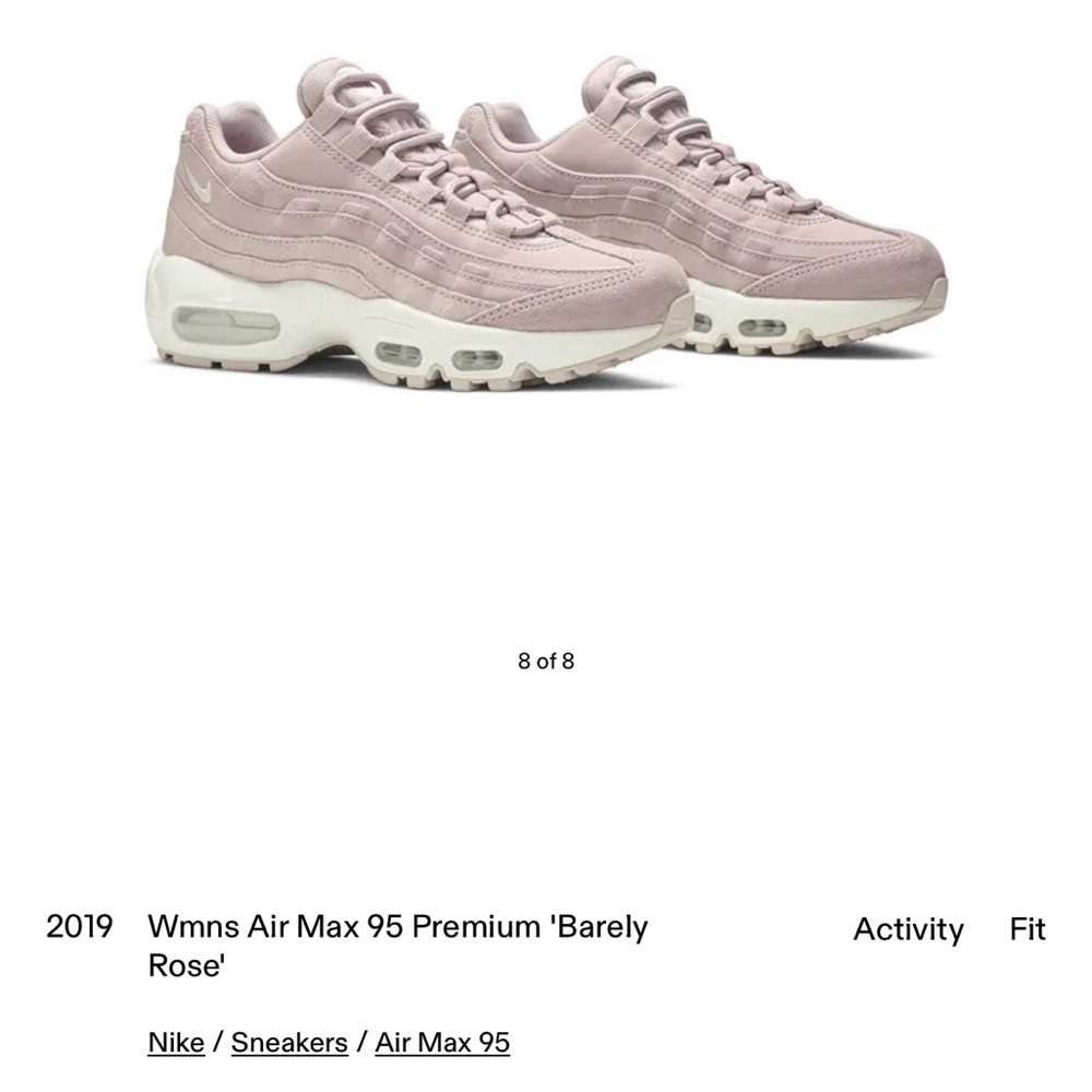 Nike Women's Air Max 95 Premium Barely Rose Sneakers